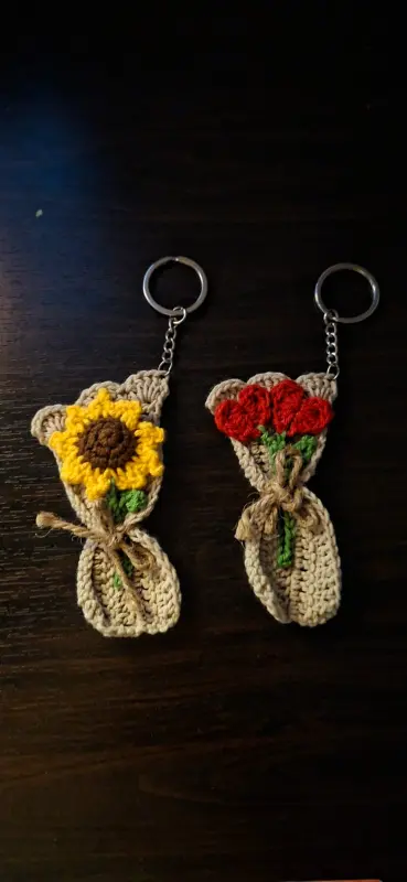 Girasol y corazones