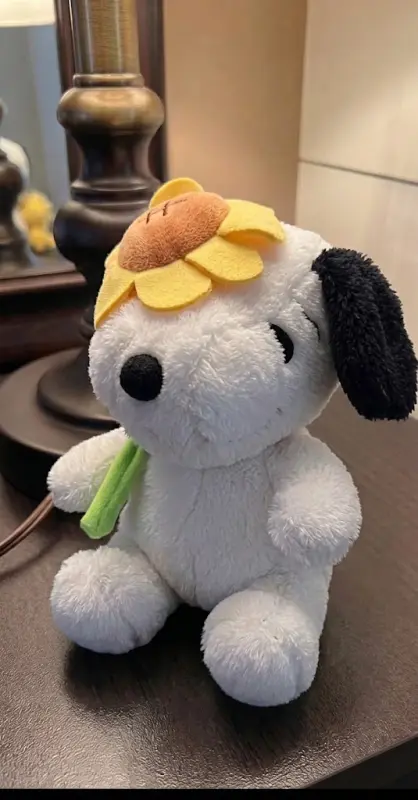 Snoopy con girasol